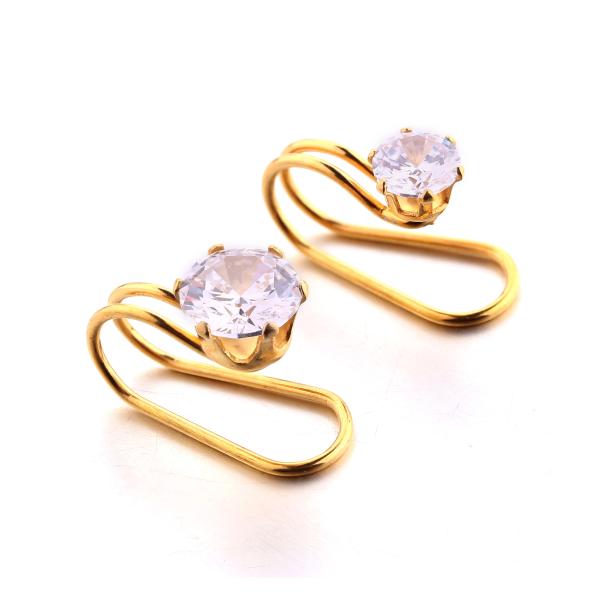 Fashion jewelry for unisex earring no piercing cartilage clip ear cuff earrings