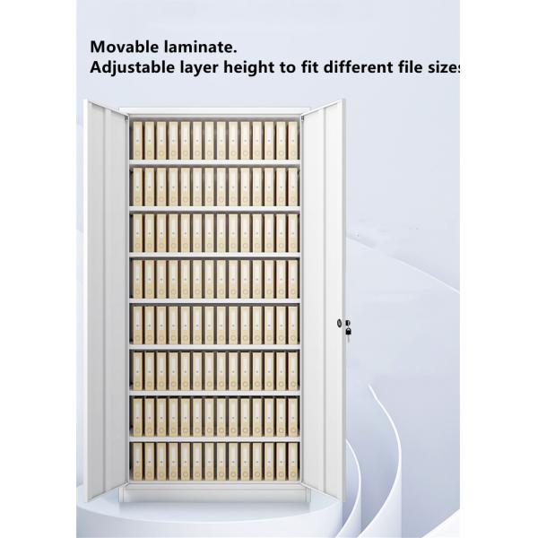 Steel Large Storage Instrument Medicine Display Cabinet , W850*D390*H1800mm Hospital Room Cabinets