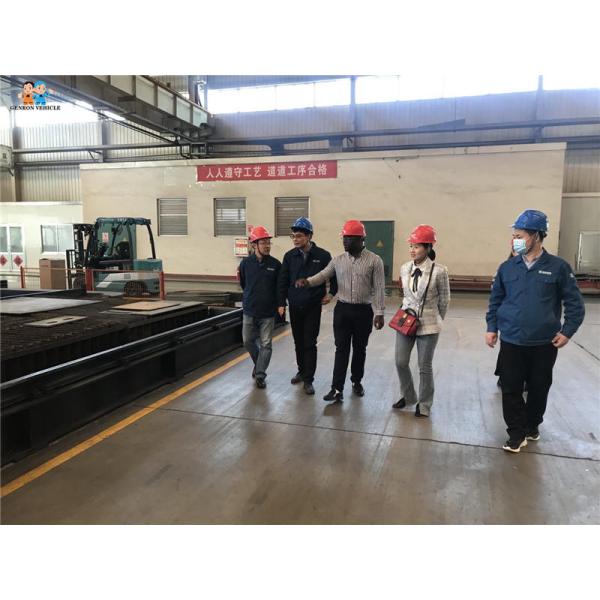 CCC сухой оптовый 3 цапф смесителя 68m3 оптовый цемента бренд Genron трейлера Semi