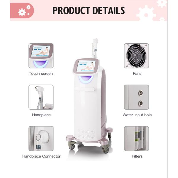 удаление ROHS волос диода лазера 808 платины льда сопрано 1000W Альма