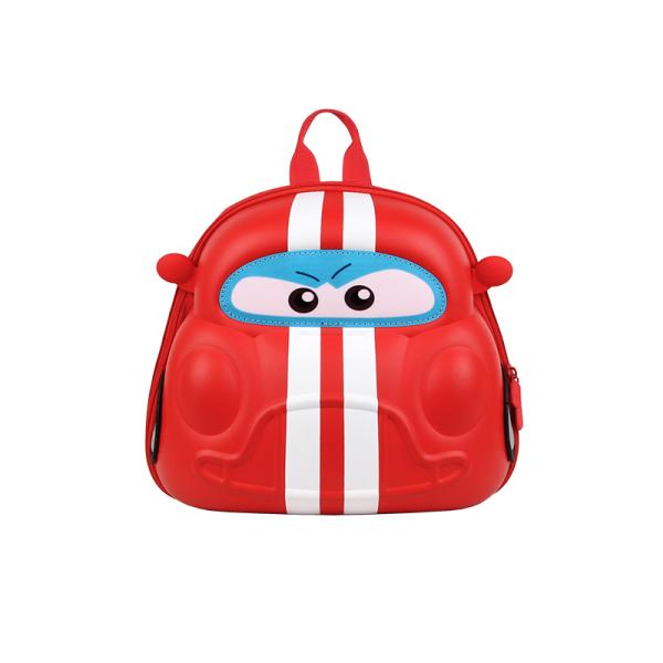 Supercute OEM ODM 3D Cartoon LED Car Kids Backpack School Book Bags For Kids