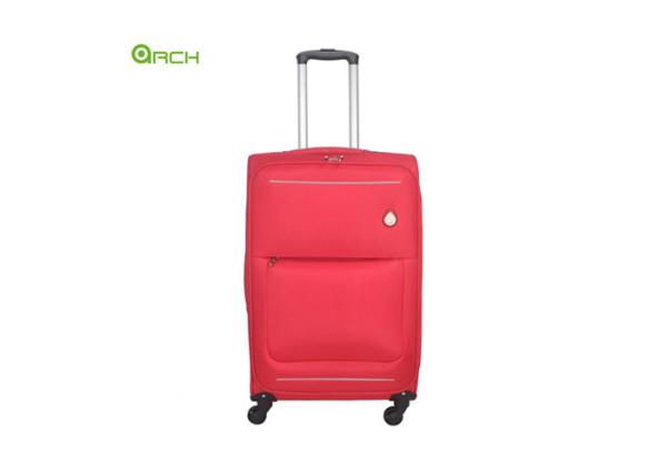600D Polyester Trolley Case Soft Sided Luggage with Spinner Wheels
