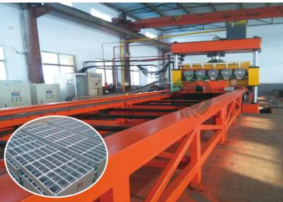 Big Type Full Automatic Grating Wire Mesh Fencing Machine / Production Line