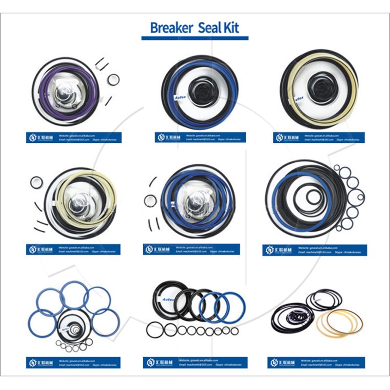 Atlas Copco Rock Hammer Oil Seal TEX250 Seal Kit For Atlas Copco Excavator Spare Parts