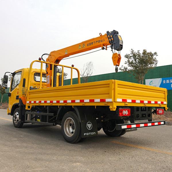 Truck with Arm Crane cargo boom truck mobile telescopic crane 4 TON 3.2 Ton