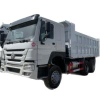Left Rudder 375HP 10 Wheeler Sinotruk Dump Truck 30tons Second Hand 6x4 HOWO Tipper