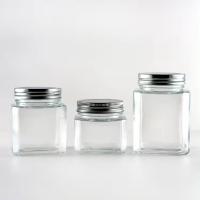 380 500 Ml Boca Larga Octogonal Mel Confecção de Comida Jar de Vidro de Armazenamento Decoração 16 oz Com Coberturas de Ouro