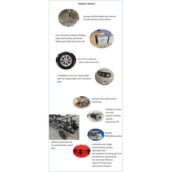 4kW отсутствие работая коробки груза полезной нагрузки Электрическ Груза Van С 500Kg шума