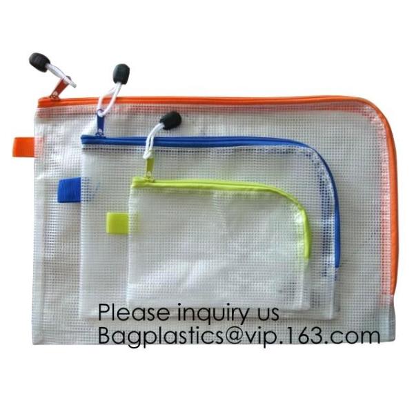 Office Stationery Plastic Pp File Bag A4 Document Pouch B6 Zipper Wholesale File Folder Bag School Stationery Supplies,