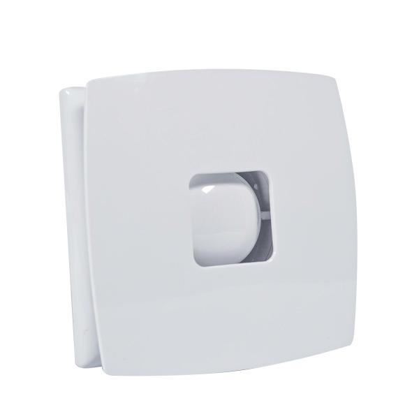 Ultra Quiet 4 Inch Customization Bathroom Ventilating Fan With LED Light In White