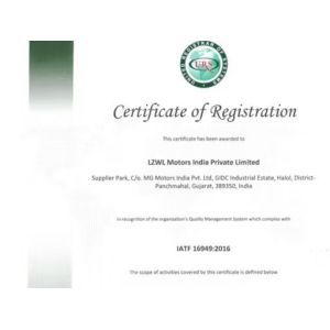 Hunan Huanxiang Automobile Sales Service Co., Ltd. Certifications