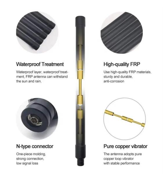 Customized Frequency Anti Drone Antenna 433MHz 900MHz 1.2g 1.5g 2.4G 5.2g 5.8g
