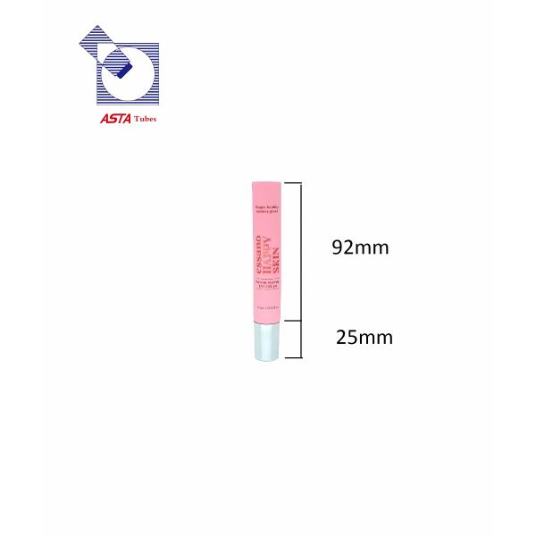 Small Beauty Soft 10ml 15ml Zinc Alloy Applicator Eye Massage Tube Eye Cream Container with Metal Tip