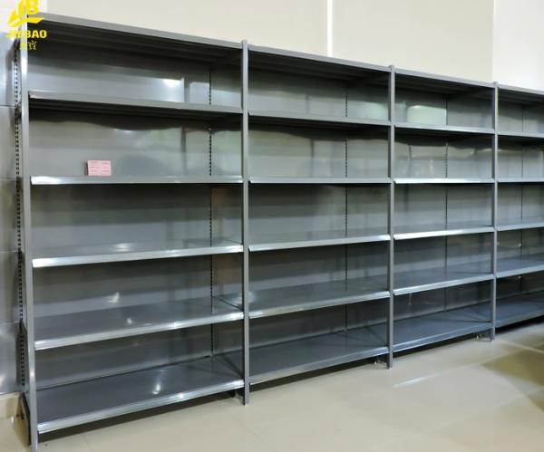 Grain Oil Display Racks For Markets Dark Gray Color Large Storage Space