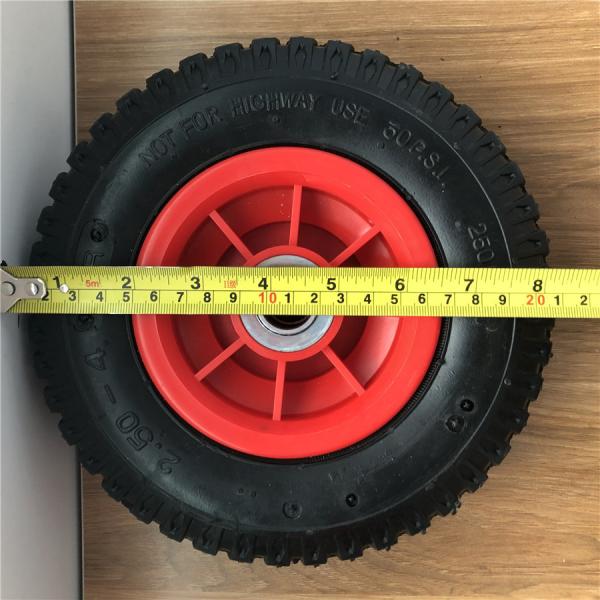 250-4 Plastic Rim Pneumatic Trolley Wheels 21CM Hand Trolley Wheels Pneumatic
