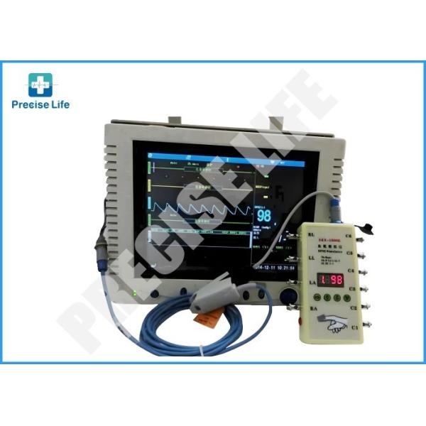 ECG SpO2 Medical simulator with 10 lead , Medical Simulation Equipment