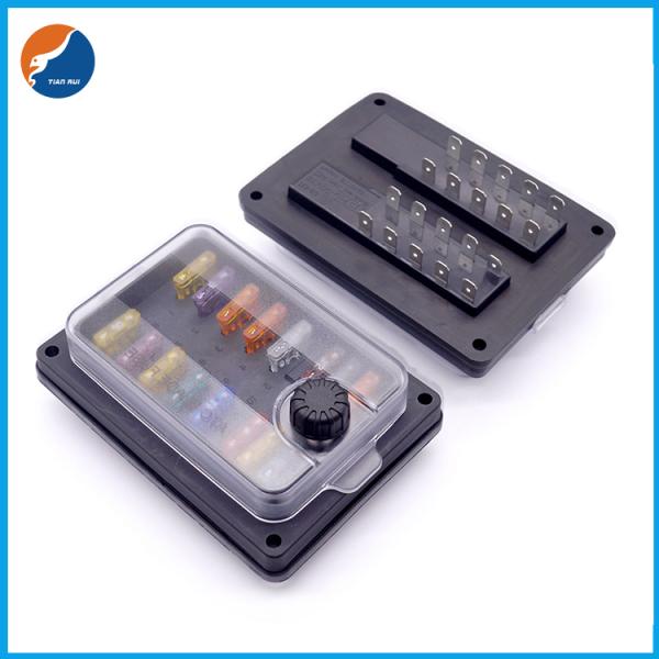32V коробки плавкой части предохранителя автомобиля лезвия цепи пути положения DC 10 патрон предохранителя автомобильной автоматической водоустойчивый без СИД