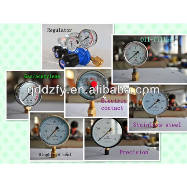 60mm Hydraulic Jack Pressure Gauge Manometer With Back Flange