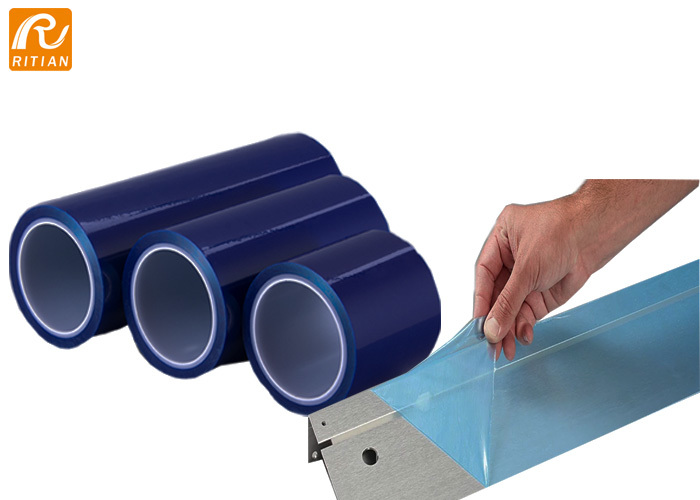 UV Resistant 6 Months PE Protective Film with Clean Peel No Residue and 1240mm Width for Sheet Metal