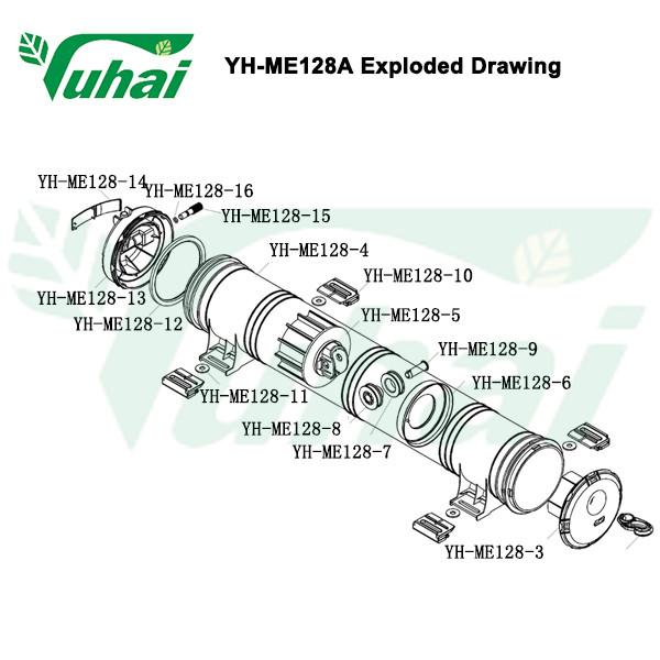 M6 ACR Cylinder Takeoff Vacuum Cylinder For Milking Parlor