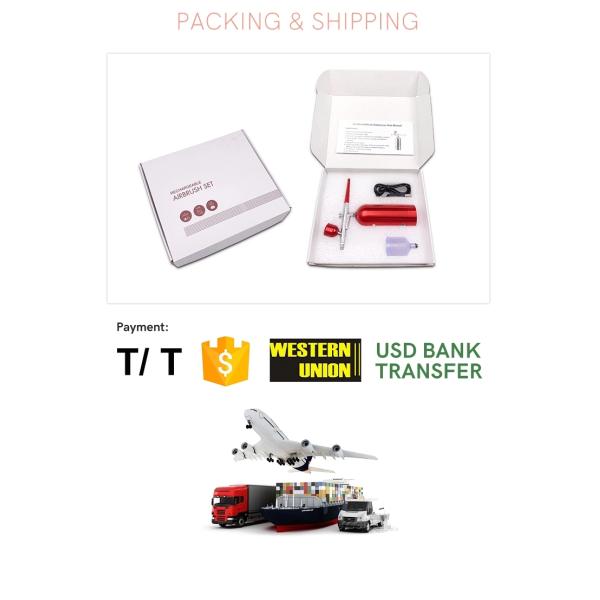 Wireless makeup paints airbrush machine rechargeable cordless airbrush for molds/barber shop/nail art/ makeup