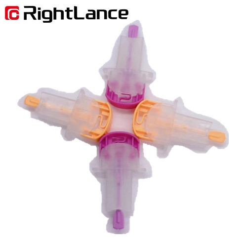 30g 1.5mm Glucose Meter Parts Single Use Lancets Disposable Purple Transparent