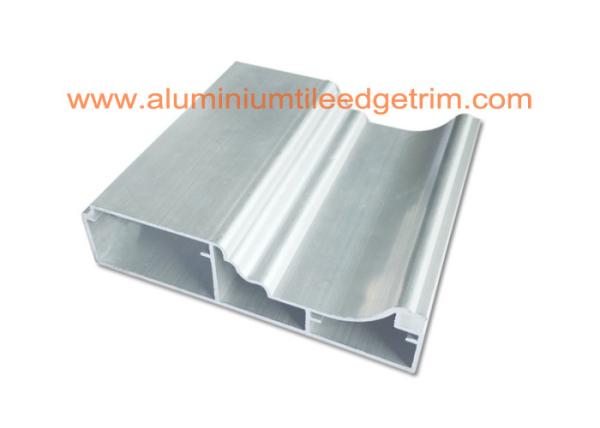 Different Design Aluminium Door Profiles Wood Grain /  Mill Finish 1.4-4mm Thickness