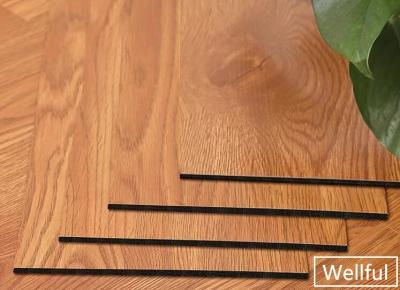 Dry Back PVC Plank Flooring Oak Wood Thickness 1.2mm Wear Layer 0.07mm