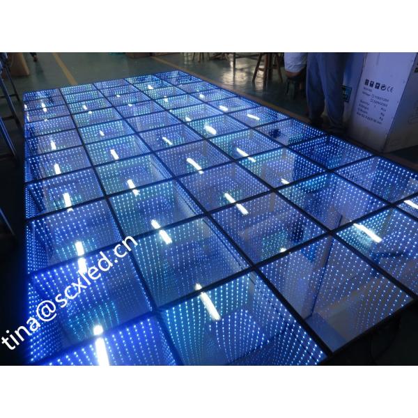 Indoor full color Portable LED Dance Floor Panel 4.81mm Pixel 500x500mm Cabinet