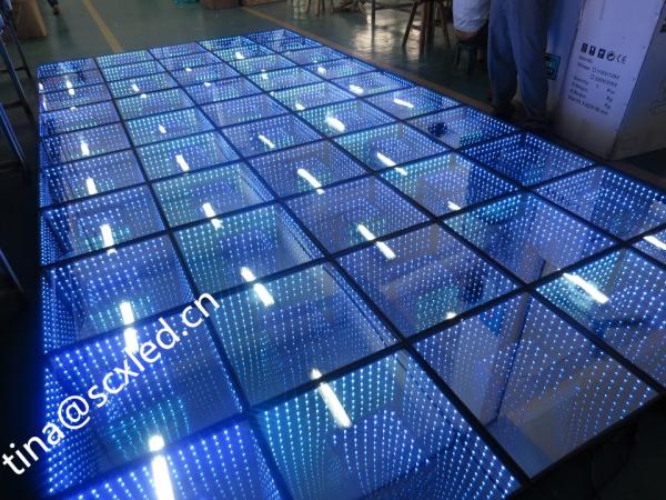 Panel portátil de LED para el piso de baile 4.81mm Pixel 500x500mm gabinete