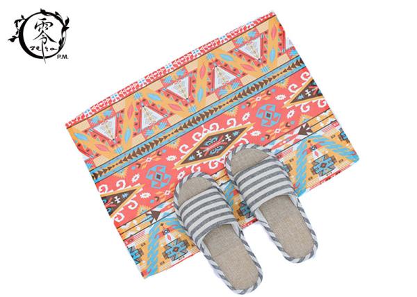 Mandala Style Bathroom Mats Anti-slip Kitchen Pad Size 40x60cm Rug Soft Washable