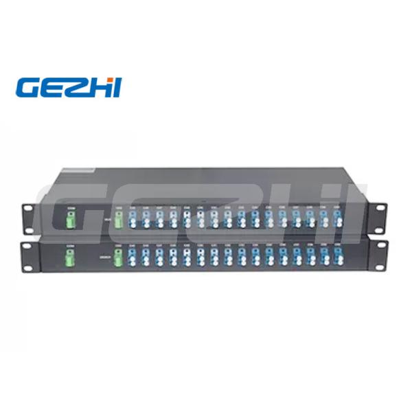 16 Channels Dual Fiber DWDM Mux Demux Module with 1U Rack Mount LC UPC Connector