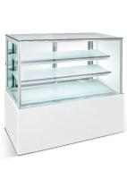 2 prateleiras e o bolo ajustável indicam a vitrina do produtos de forno do congelador/líquido refrigerante R404a