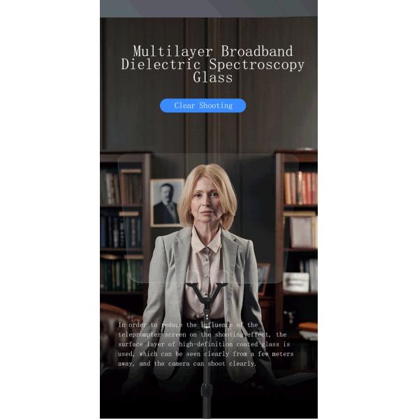 17 polegadas Super Sala de Conferências Teleprompter Discurso de Reunião Prompter de Molde Privado embutido