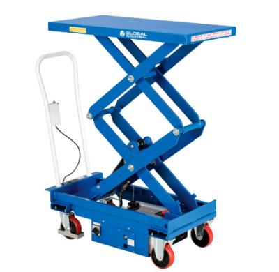 a altura de 1700mm hidráulica Scissor o peso do carro 400Kg da tabela de elevador