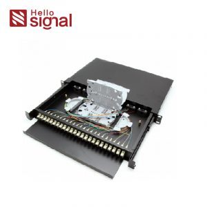 1U 19-дюймовая пустая фиксированная панель для монтажа в стойку с оптоволоконным кабелем