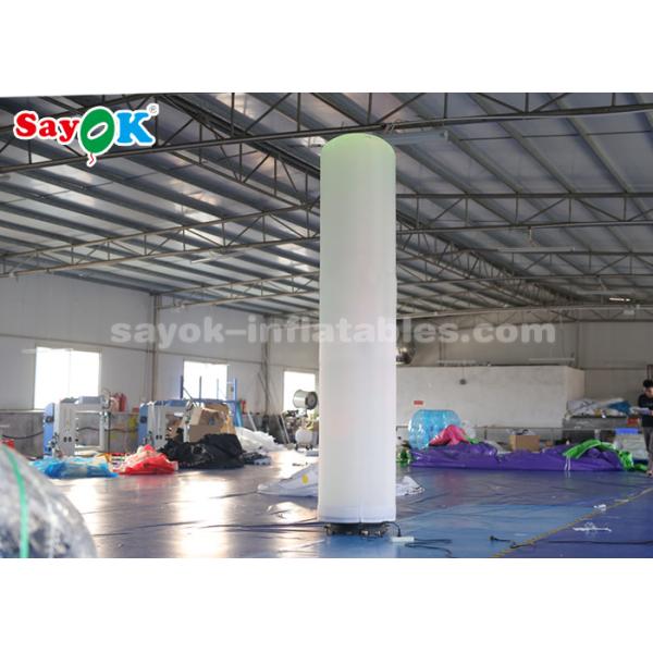 pilar inflable del paño de nylon 190T con la iluminación del LED para la decoración del festival