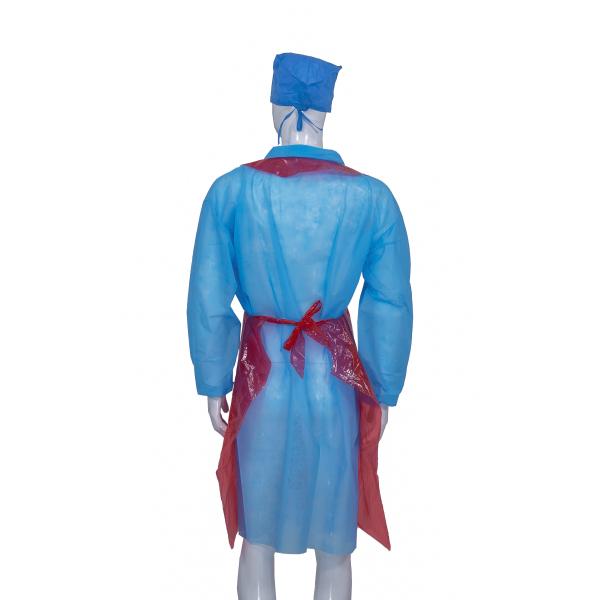 Одноразовые кухонные изделия, используемые в пищевой промышленности, пластиковые фартуки, водонепроницаемые, не подвержены загрязнению маслом, без рукава