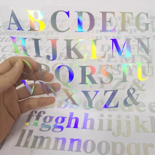 Customized Logo Made Label Holographic Sticker Rainbow Effect Custom Hologram Sticker