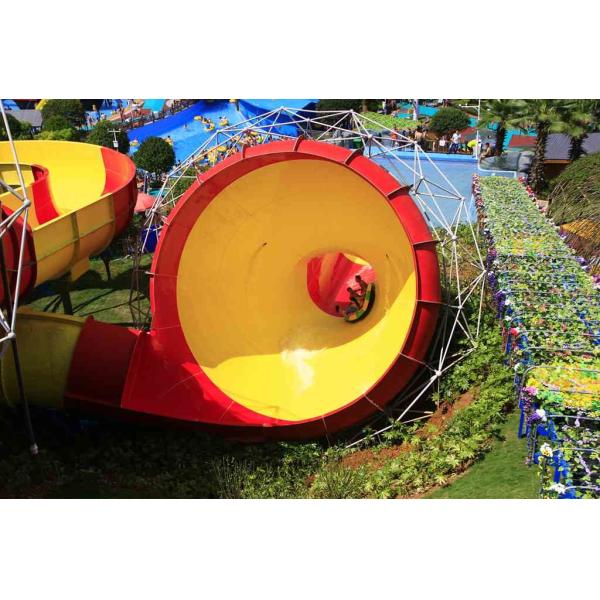 Ashland / DSM Resin Fiberglass Water Slide Tantrum Valley Water Park Rides 16m
