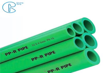 Good Insulation Ability Green PPR Pipe 20-160mm For Hot And Cold Water