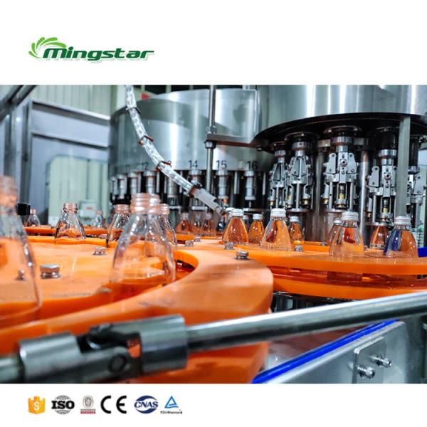 Mingstar GCGF18-18-6 High Efficiency Full Automatic Rotary Liquor Drinks Making Glass Bottle Liquid Filling Machine