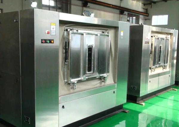 Tipo equipamento da barreira de lavanderia comercial máquina de lavar do hospital de uma capacidade de 50 quilogramas