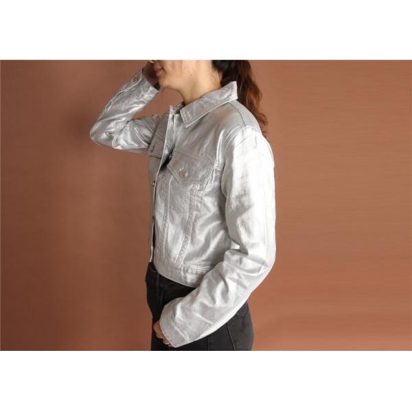 Stockpapa 100% cotton denim jackets For Women