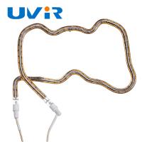 Tubo de calefacción de ondas infrarrojas cortas en forma de oro en 3D 150-6000W