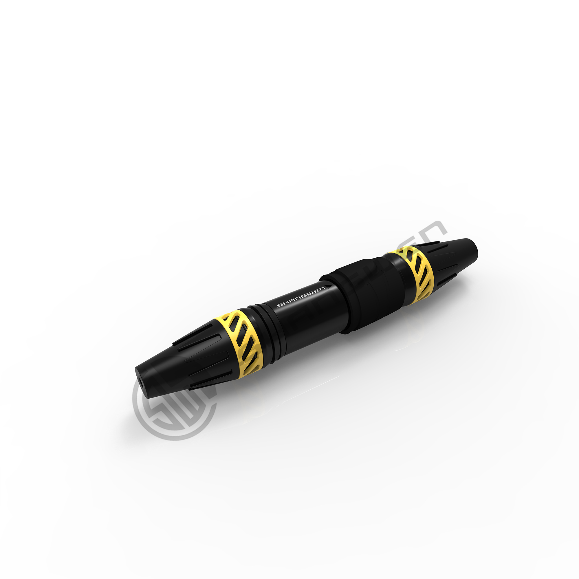 Черный маленький мощный XLR соединитель водонепроницаемый IP65 соединитель 3 штифта мужской розетки
