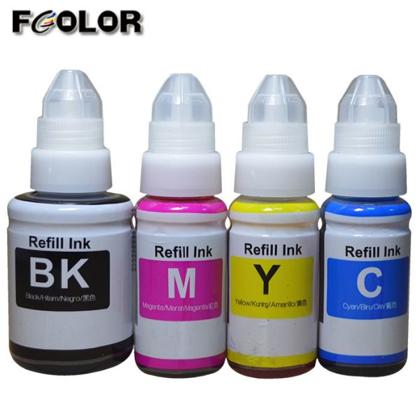G1400 G2400 G3400 Printer Refillable Water Based Dye Ink for Canon GI-490 Refill