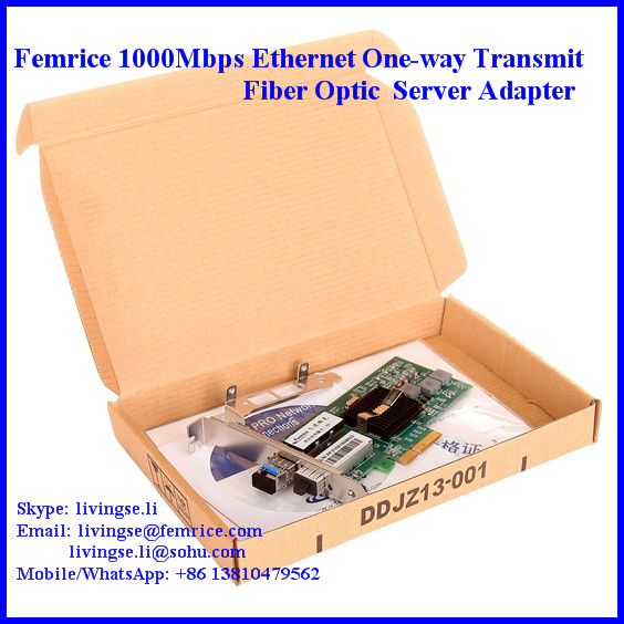 1000Mbps Ethernt PCI Express x4, Single Transmit Port Server NIC Cards