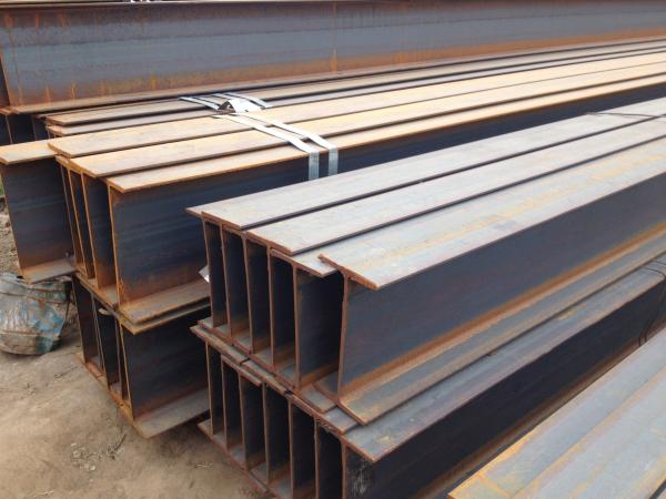 Custom Size Steel H beam Hot Rolled 3 mm - 30 mm Thickness Black