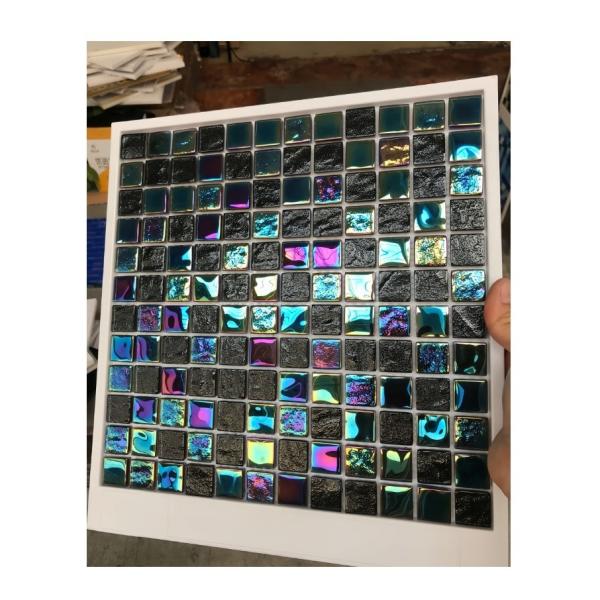 Technique Glass Mosaic Swimming Pool Tile Inkjet Crystal Ice Jade for Your Pool